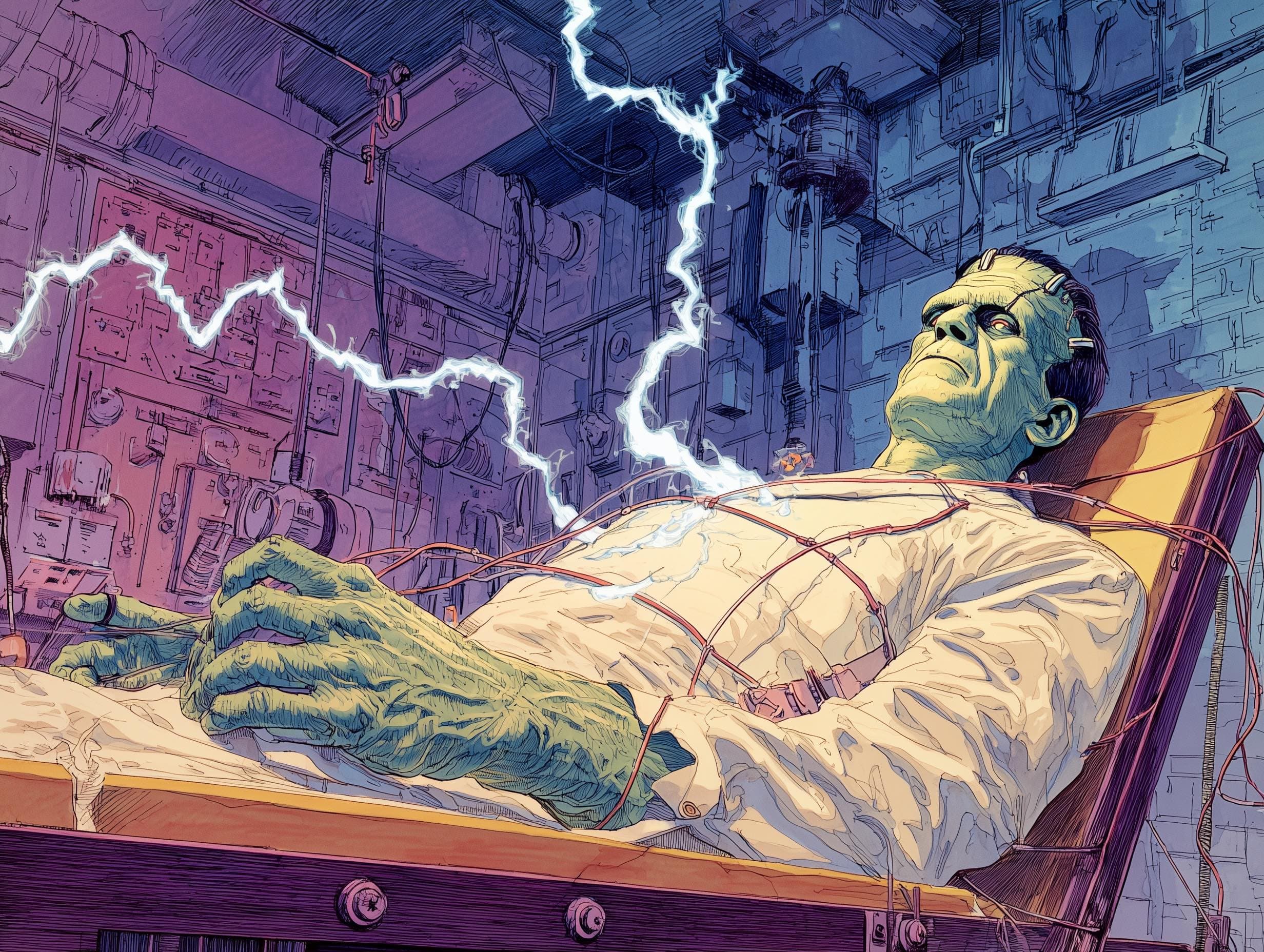 Frankenstein evreninden canlılığın kökenine